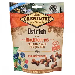 Ласощі для собак Carnilove Ostrich with Blackberries 200 г (для здоров'я серця) - мініатюра 2
