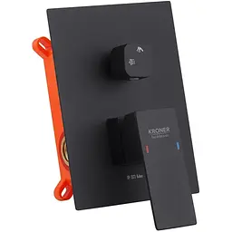 Душовий гарнітур Kroner Kubus-SCH082 + змішувач Edelstahl Kubus-SCH010-3 (CVS30178) - мініатюра 7