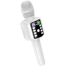 Караоке Мікрофон-колонка L24 Shine White Hoco teh0029543