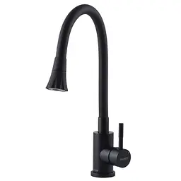 Змішувач для кухні Globus Lux Alpen SBT1-203SA-BB-B01 Чорний матовий
