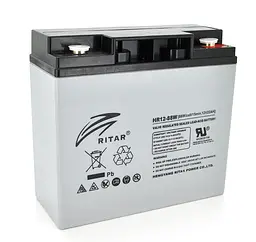 Акумуляторна батарея AGM RITAR HR-1288W 12 В 22 А·год - мініатюра 2