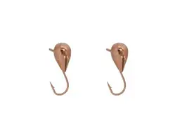 Мормишка FISHING ROI вольфрам Крапля з вушком 4мм 1,1г copper (2шт/уп)