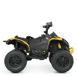 Дитячий електромобіль Квадроцикл Bambi M 5001EBLR-6 Жовтий - мініатюра 3
