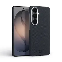 Чохол ArmorStandart BlackIcon Aramid Plain MagCase для Samsung S26 Black - мініатюра 2