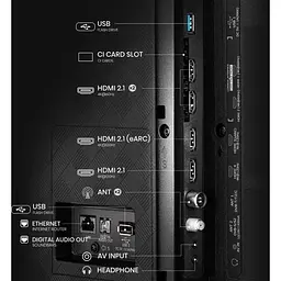 Телевізор Hisense 65A85Q 65` OLED Ultra HD 4K (20016937) UA [168271] - мініатюра 4