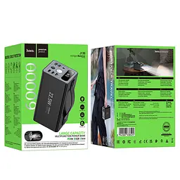Портативний ЗП Power Bank Hoco J138 22.5W+PD20W+DC12V 60000 mAh Black - мініатюра 6