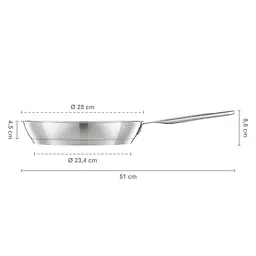 Пательня Fiskars All Steel Pure 28 см (1065628) - мініатюра 3