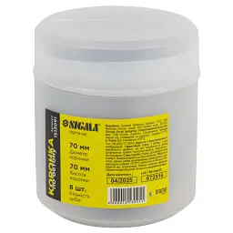 Коронка Sigma по бетону 70x70мм 8 зубців (тубус) (1513091) - мініатюра 5