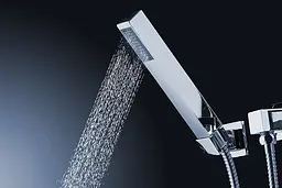 Душова система Rea Rainforce chrome з виливом + BOX прихованого монтажу REA-B0639KPL, Хром - мініатюра 3