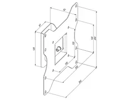 Кріплення ТВ з кутом нахилу Simpler 27EN 19-43 KSL teh0013010 - мініатюра 7
