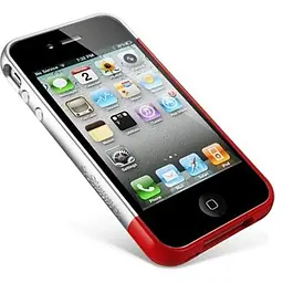 Бампер Spigen Case Linear EX Meteor iPhone 4S Dant Red - мініатюра 2