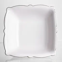 Ваза для фруктов на ножке фарфоровая Pearl 26,5*26,5 см Yiwu 120-YH-HG052 - миниатюра 4