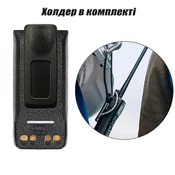 Акумулятор для Рації Motorola R7 R7A 3500 mAh з USB-C Батарея на Радіостанцію Моторолу Р7 Р7А PMNN4808A - мініатюра 6