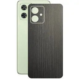 Защитная пленка StatusSKIN для Motorola Moto G54 5G Корпус Винил Дерево серебристо-черное