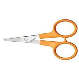 Портнівські ножиці Fiskars Classic для вишивання, 10 см, прямі, оранжеві (1005143)