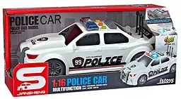 Іграшка CARS S Поліцейська машина чорна 1:16 (CJ-2924205) (7120439) - мініатюра 2