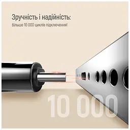 Дата кабель USB-C to USB-C 1.0m (PVC+Aluminum Alloy) (PD Fast Charging 240W) 5А black ColorWay (CW-CBPDCC069-BK) - мініатюра 12