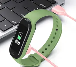 Зарядний кабель ArmorStandart для Xiaomi Mi band 7/6/5 Flesh Pink (ARM65671) - мініатюра 2