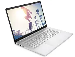 Ноутбук HP 17-cp0010ua 17.3FHD IPS AG/AMD R5 5500U/8/1000+256F/int/DOS/Silver (423L4EA) - мініатюра 2