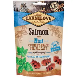 Ласощі для котів Carnilove Salmon with Mint для зубів 50 г