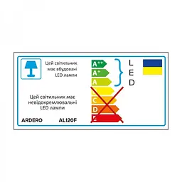 Світлодіодний трековий поворотний світильник Ardero AL120F 30 Вт 4000K (80366) - мініатюра 4