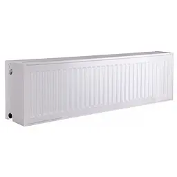 Радіатор сталевий панельний Kalite 33 низ/справа 300x1100 (без INNER) 000022654, Білий