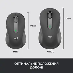Мишка Logitech Signature M650 Wireless for Business Graphite (910-006274) - мініатюра 7