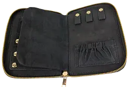 Органайзер для прикрас футляр Travel Jewelry Case 16х12,5х2,5 см Сірий - мініатюра 4