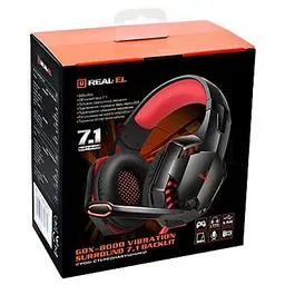 Навушники Real-El GDX-8000 Vibration Surround 7.1 Backlit (EL124100017) - мініатюра 8