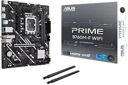Материнська плата Asus B760M-F WiFi Prime Socket 1700