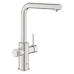 Змішувач для кухні з підключенням питної води Grohe Blue Pure Minta 30590DC0 Нержавіюча сталь