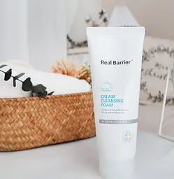 Пінка для вмивання Real Barrier Cream Cleansing Foam кремова 220 мл - мініатюра 3