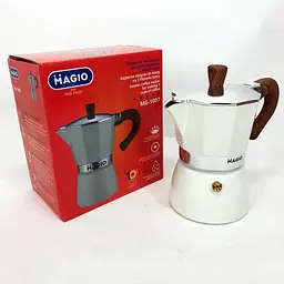 Кавоварка гейзерна Magio MG-1007 150 мл - мініатюра 7