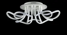 Люстра стельова LED Splendid Ray L78586/7, 224W, білий, сучасний стиль, з пультом, 58 см