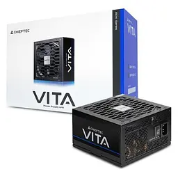 Блок живлення 850 Вт, Chieftec VITA, Black, 80+ Bronze, 120 мм FDB, 2xMolex / 6xSATA / 4x6+2-pin / 2x4+4-pin / 1x20+4-pin, захист AFC/OPP/OTP/OVP/SCP/SIP/UVP/OCP, ATX 12V 2.53 (BPX-850-S) - мініатюра 3