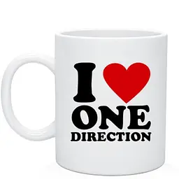 Кухоль GeekLand I love One Direction CP 04.121 330 мл білий - мініатюра 2
