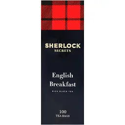 Чай чорний Sherlock Secrets English Breakfast 100 шт. х 2 г - мініатюра 4