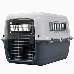 Переноска пластикова для авіаперевезень Croci Vagabond 5 колеса+2 напувалки 81x56x59см
