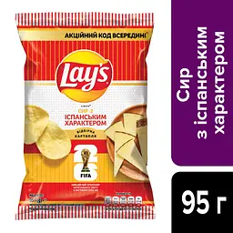 Чипси картопляні Lays зі смаком сиру (іспанський характер) 95 г - мініатюра 2