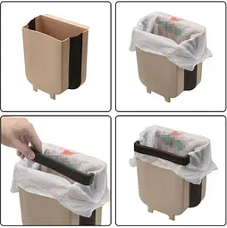 Сміттєвий контейнер Kitchen Wet Garbage Flexible Bin складаний, на двері - мініатюра 4
