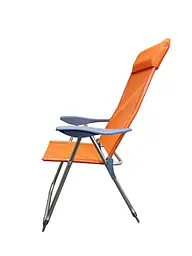 Складний стілець Levistella GP20022010 ORANGE, оранжевий, висота 101 см, вага 3,1 кг, навантаження 110 кг, для дачі - мініатюра 3