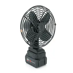 Вентилятор 6" YT46888, з Li-Ion акумулятором 48V, Black, Box 185х185 мм, 1,0 кг