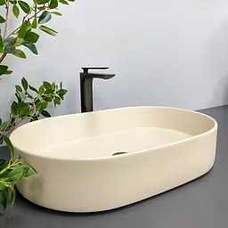 Умивальник VBI Verona 70 beige matt накладний VBI-011306 - мініатюра 4
