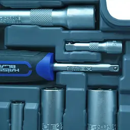 Набір інструментів Haisser Black професійний 1/4" і 1/2" 108 одиниць (137502) - мініатюра 5