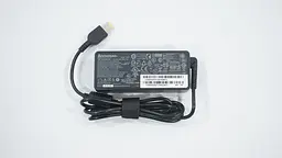 Блок живлення для ноутбука Lenovo 20V, 3.25A, 65W, USB+pin (Square 5 Pin DC Plug), чорний, Прямокутний - мініатюра 3