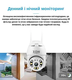 IP-камера вулична XON SmartCam Wi-Fi 1080P (GCWEW21VW 4804) Біла - мініатюра 9