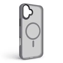 Чехол для Apple iPhone 16 Plus, Uniq MagCase, серый, противоударный, панель-накладка с MagSafe, ударопрочный TPU+PC, с магнитом MagSafe, поддержка полноценной беспроводной зарядки, ArmorStandart (ARM79501) - мініатюра 2