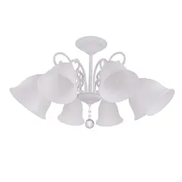 Люстра стельова Brille в спальню E27 60W WH (LK-686C/8)