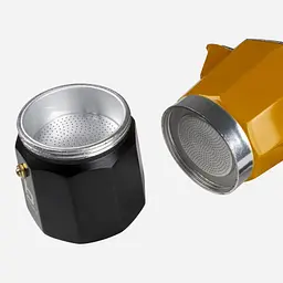 Кавоварка Bo-Camp Hudson 3-cups Yellow/Black (2200518) - мініатюра 4