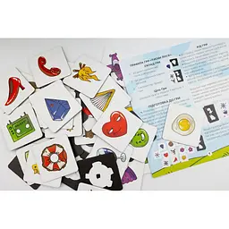 Карткова гра Fun Games Тисни Лося 56 двосторонніх карток 45 двосторонніх жетонів (FGS43) - мініатюра 7